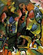 Wassily Kandinsky picture withe an archer oil on canvas